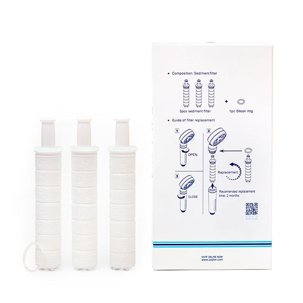 Sedimentni filter za dršku Lotus tuša, set od 3 komada, WTS-001-02