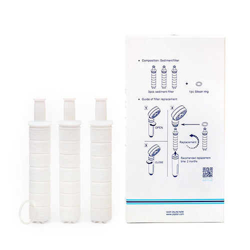 Sedimentni filter za dršku Lotus tuša, set od 3 komada, WTS-001-02